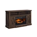 wood burning fireplace