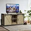 white tv stand