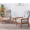 wooden armchair