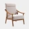 This couch and accent chair set perfectly blends practicality, comfort, and aesthetics. Selected high-quality fabrics with delicate touch, the seat cushion and backrest cleverly fit the curves of the human body