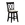 dark wood counter stools