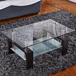 glass coffee table