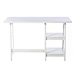 modern white wood desk