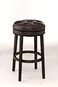 blue swivel bar stools