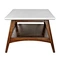 white coffee table