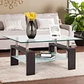 glass coffee table