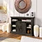 tv stand with fireplace nearby