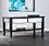 This modern coffee table with black and white combination has the dimensions of 42X22x20.5 inches  Its black and white color matching is classic and fashionable  and the simple design is very grand  It has smooth lines and is suitable for being placed in