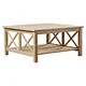 The wood bench coffee table, with its heaviness and stability, gives people a strong sense of peace of mind, as if all restlessness and irritability can be calmed and comforted in front of it.