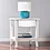 This modern coffee table with black and white combination has the dimensions of 42X22x20.5 inches  Its black and white color matching is classic and fashionable  and the simple design is very grand  It has smooth lines and is suitable for being placed in