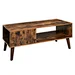 solid wood coffee table