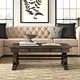 The old wood coffee table, with its elegant lines and delicate texture, makes people feel the perfect combination of classical and modern, interweaving time and space.