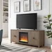 electric fireplace with simulation flame
