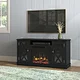 A seemingly ordinary black tv console with fireplace plays an extraordinary role. It stores my secrets and showcases my style. Every visiting friend is attracted by its exquisite design, and it has become a beautiful scenery in my home.
