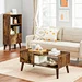 solid wood coffee table