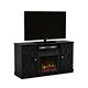 Fireplace Black Tv Stand