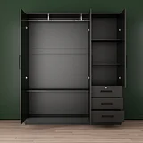 solid wood wardrobe with dressing table