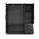 solid wood wardrobe with dressing table