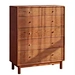 Accent Cabinet Custom Solid Wood Vertical Living Room Furniture Wood Drawer Cabinets Multi-drawer Storage Cabinets Customized New Trendy Industrial Style Living Room Wooden Chest Of Drawers Storage Cabinet For Home Decor