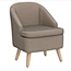 The leisure chair features ergonomic design, with soft cushions conforming to body curves and breathable fabric for skin-friendly comfort. Its minimalist style fits various scenarios, allowing you to unlock cozy moments whether napping, reading or simply