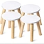 This solid wood children's stool is made of eco-friendly wood with rounded edges to prevent bumps. Its stable base ensures strong load-bearing capacity, and colorful designs add a playful touch, creating a safe and comfortable seating option for kids.