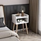 brass nightstand
