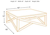 Coffee Table
Gray Rustic Square Coffee Table
Square Coffee Table
