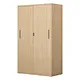 Crafted from carefully selected high-quality panels with exquisite craftsmanship, this wardrobe features a sturdy, durable structure. Its simple lines suit multiple styles, while large-capacity partitioned storage brings tidiness and style to your bedroo