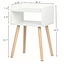 brass nightstand
