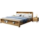 Solid Wood Bunk Bed bedroom Furniture Wooden King Size Bed Double Bed wooden Bed With Storage mango Wooden Bed