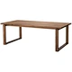 Modern Furniture Custom High Quality Wood Restaurant Villa Rectangular Wooden Dining Table