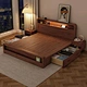 reclaimed wood bed frame