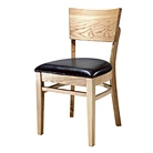 Crafted from natural solid wood, these dining chairs showcase distinct grain patterns, embodying the charm of nature. With sturdy frames and smooth lines, they exude a subtle elegance, adding warmth and a touch of sophistication to any dining space.