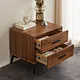 Accent Cabinet Custom Solid Wood Vertical Living Room Furniture Wood Drawer Cabinets Multi-drawer Storage Cabinets Customized New Trendy Industrial Style Living Room Wooden Chest Of Drawers Storage Cabinet For Home Decor
