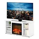 White Minimalist Hot Sale Home Heaters fireplace tv stand luxury fireplace tv cabinet