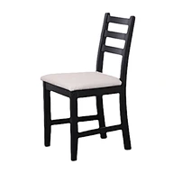 black cane dining chair