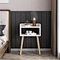 brass nightstand