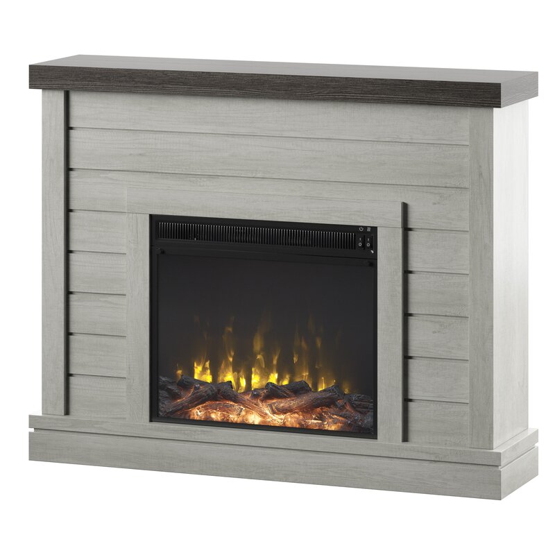 Modern flames fireplace with realistic flame effect