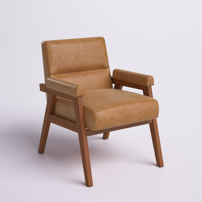 modern accent chair in living room