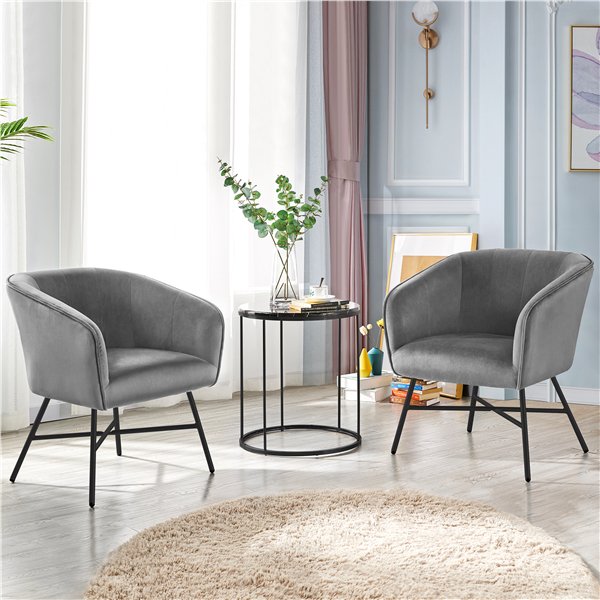 Accent chair in modern interior
