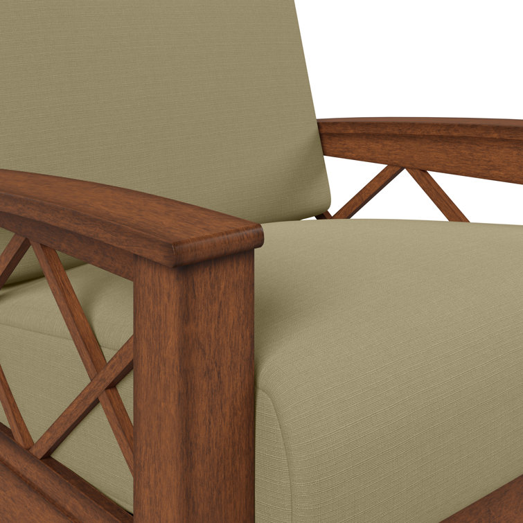 armchair in cozy living room setting