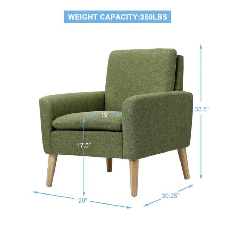 Accent chair in modern bedroom setting