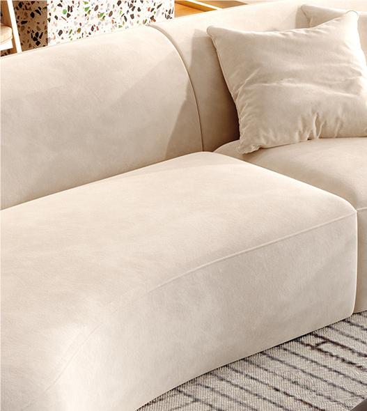 Modern Curved Sofa vs. Honbay Sectional