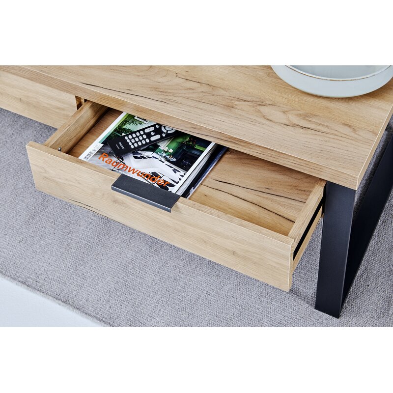 Side table in bedroom setting