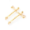 62mm Solid Brass Tie Clips