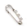 DIY jewelry brooch pin hoops nickle-free metal iron safety pins with 3 rings kilt safety pin loops