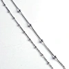 Matel O Shape Beads Chain