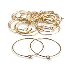 18K Gold Earrings Hoop