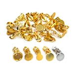 Stainless Steel Clip on Earring Cabochon Setting