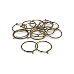 Brass Hoop Earrings
